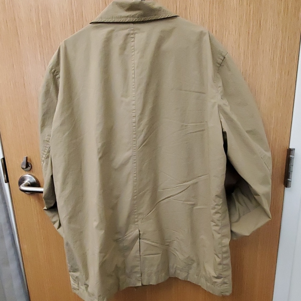 Khaki Double-Breasted Gap Jacket - image 3